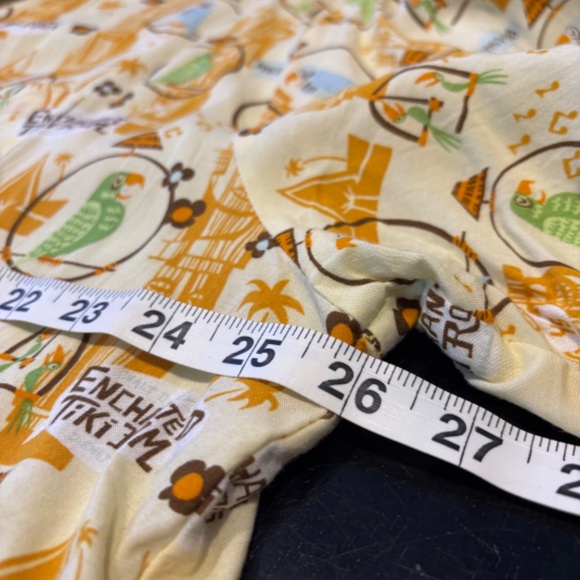 SHAG Josh Agle Disneyland Disney 40th Enchanted Tiki Room Aloha Shirt Used XXL - Picture 3 of 4